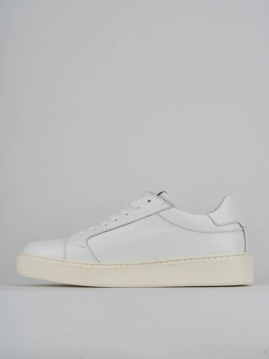 Sneakers pelle bianco
