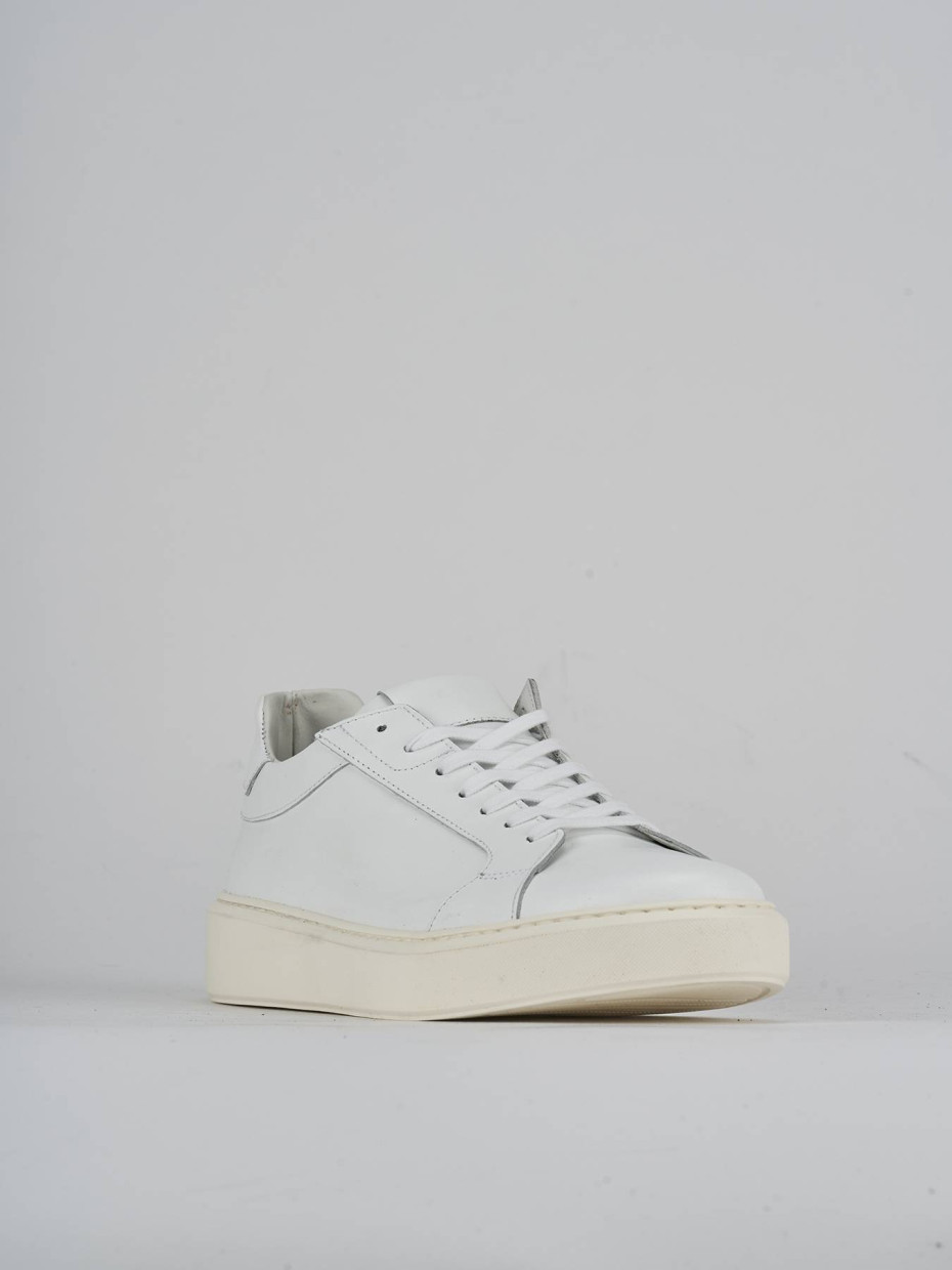 Sneakers pelle bianco
