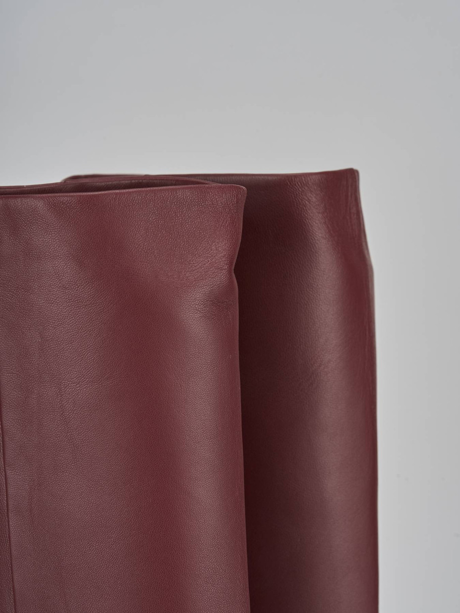 Stivali tacco 9cm pelle bordo'