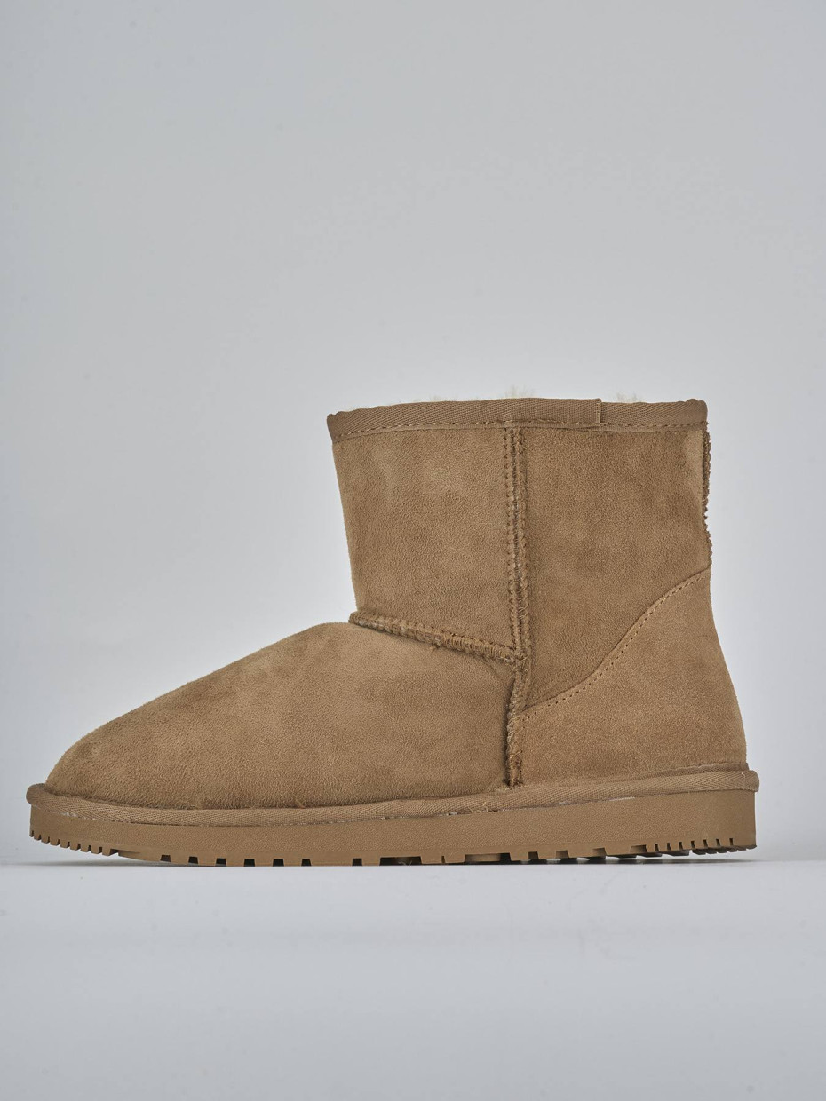 Stivaletti camoscio marrone