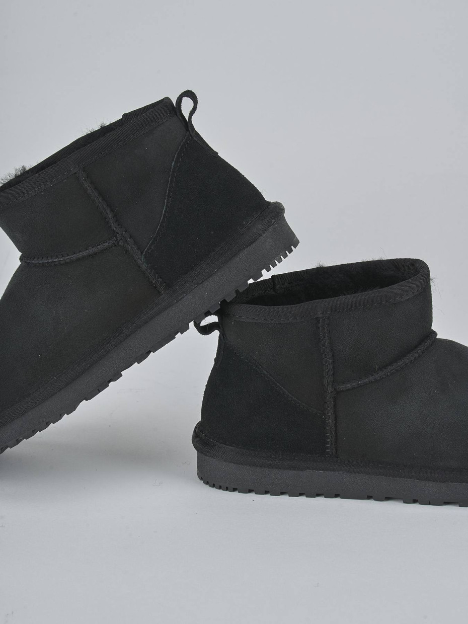 Stivaletti camoscio nero