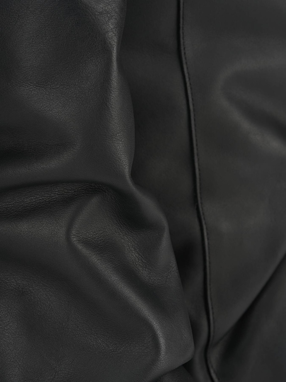 Stivali tacco 7cm pelle nero