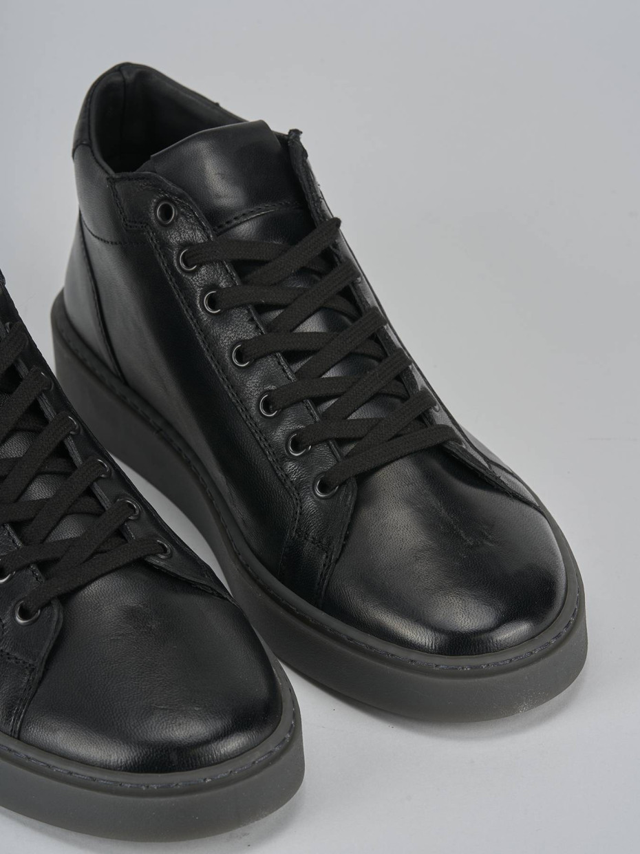 Sneakers pelle nero