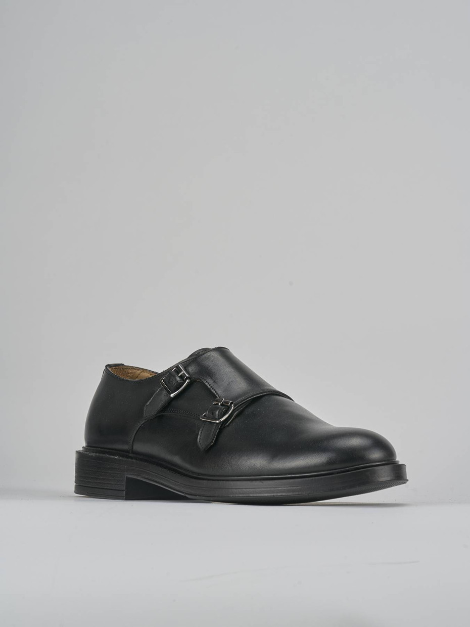 Stringate pelle nero