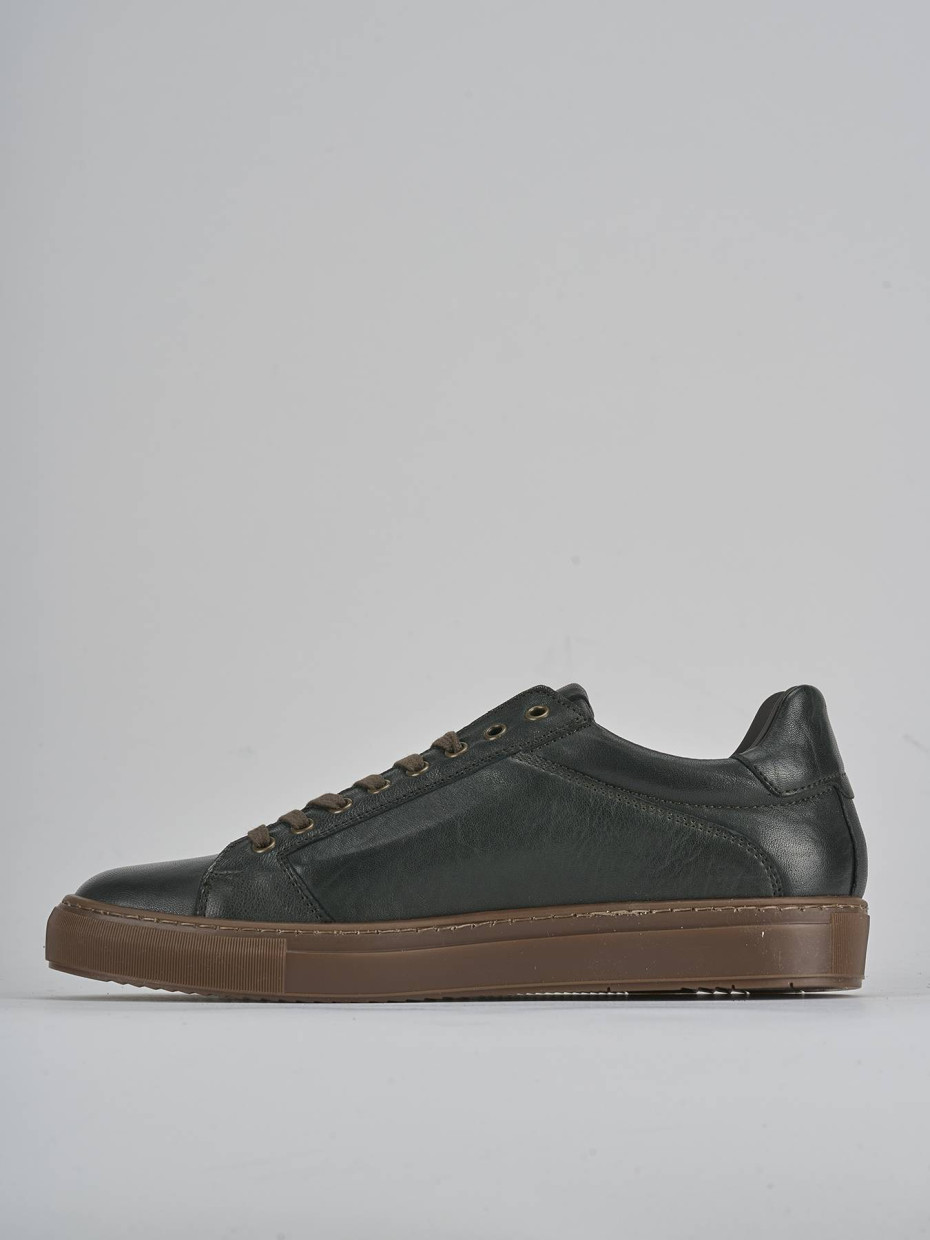 Sneakers pelle verde