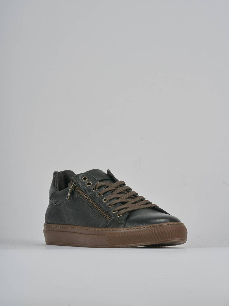 Sneakers pelle verde