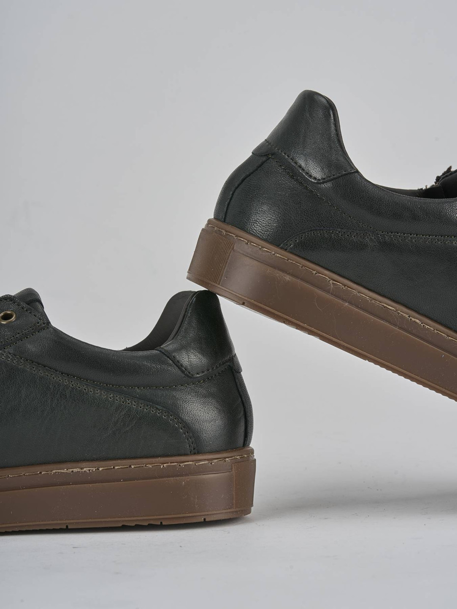Sneakers pelle verde