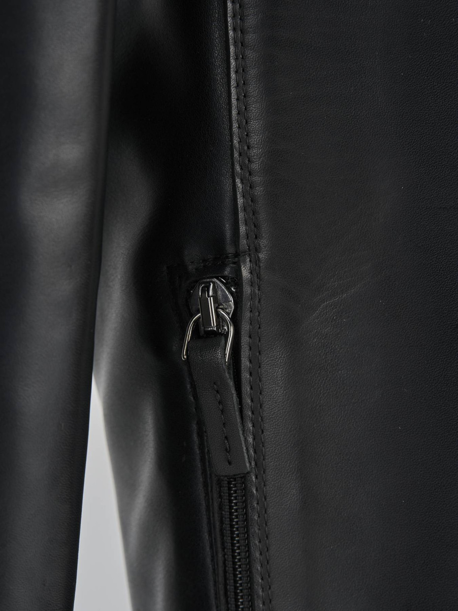 Stivali tacco 4cm pelle nero
