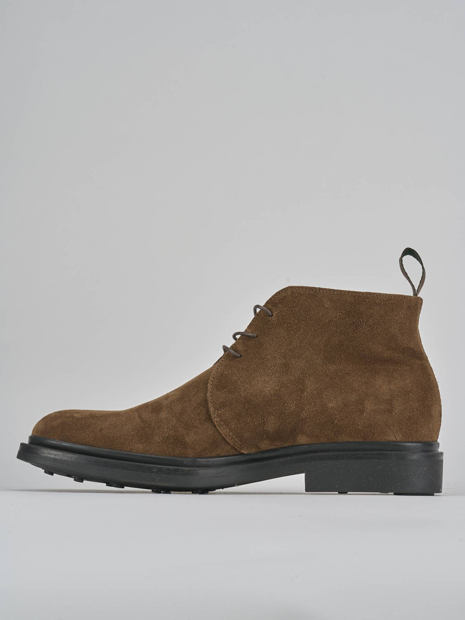 Stivaletti camoscio marrone