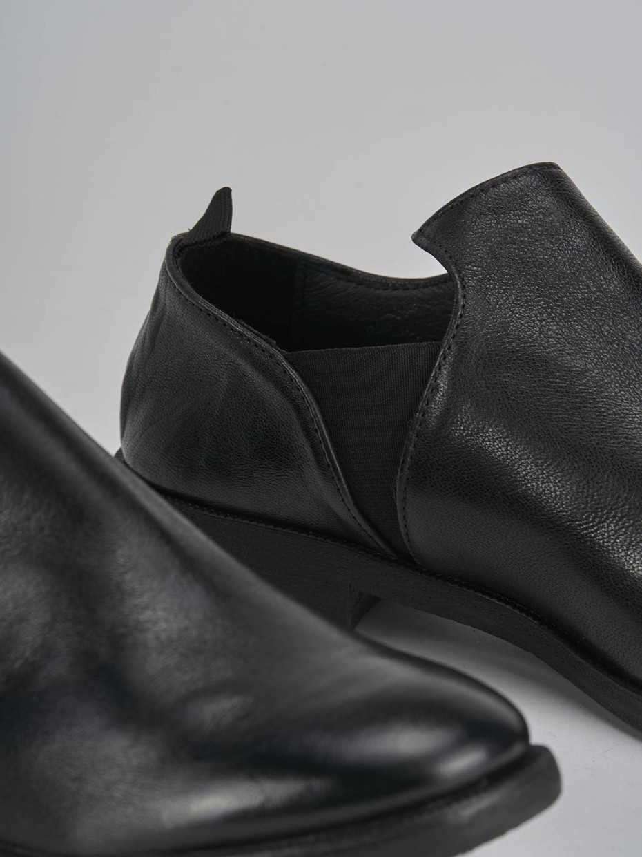 Stringate tacco 1cm pelle nero