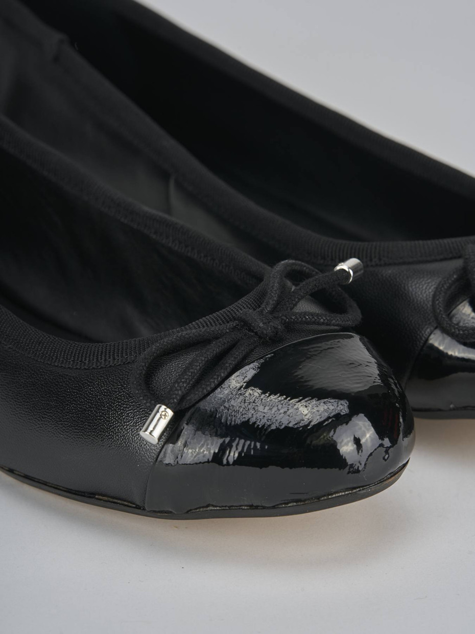 Ballerine tacco 1cm vernice nero