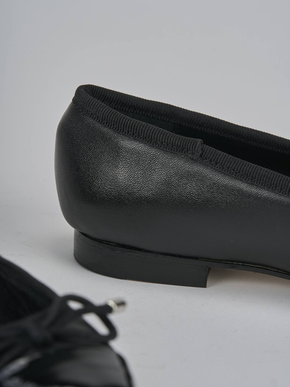 Ballerine tacco 1cm vernice nero