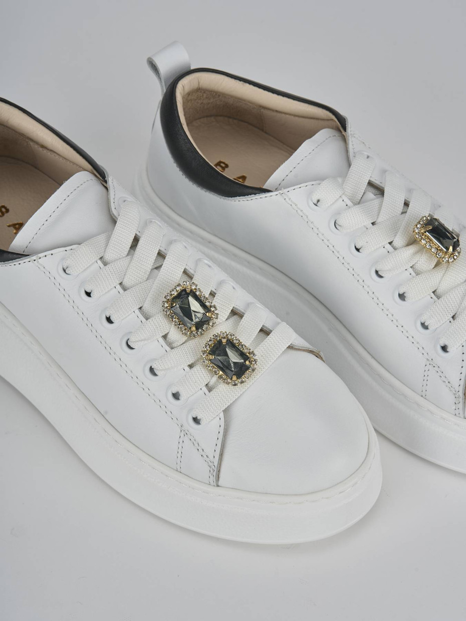 Sneakers pelle bianco