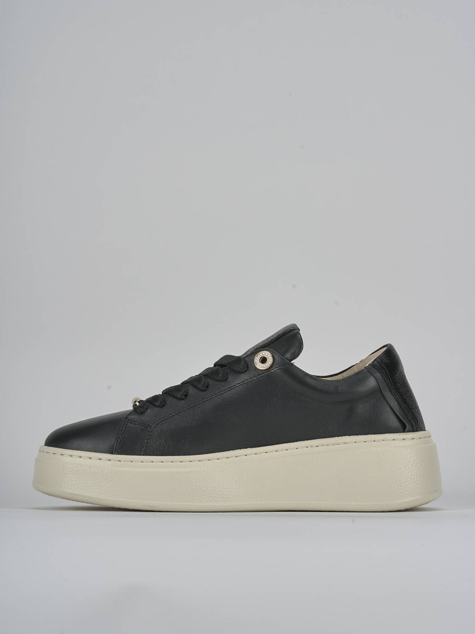 Sneakers pelle nero