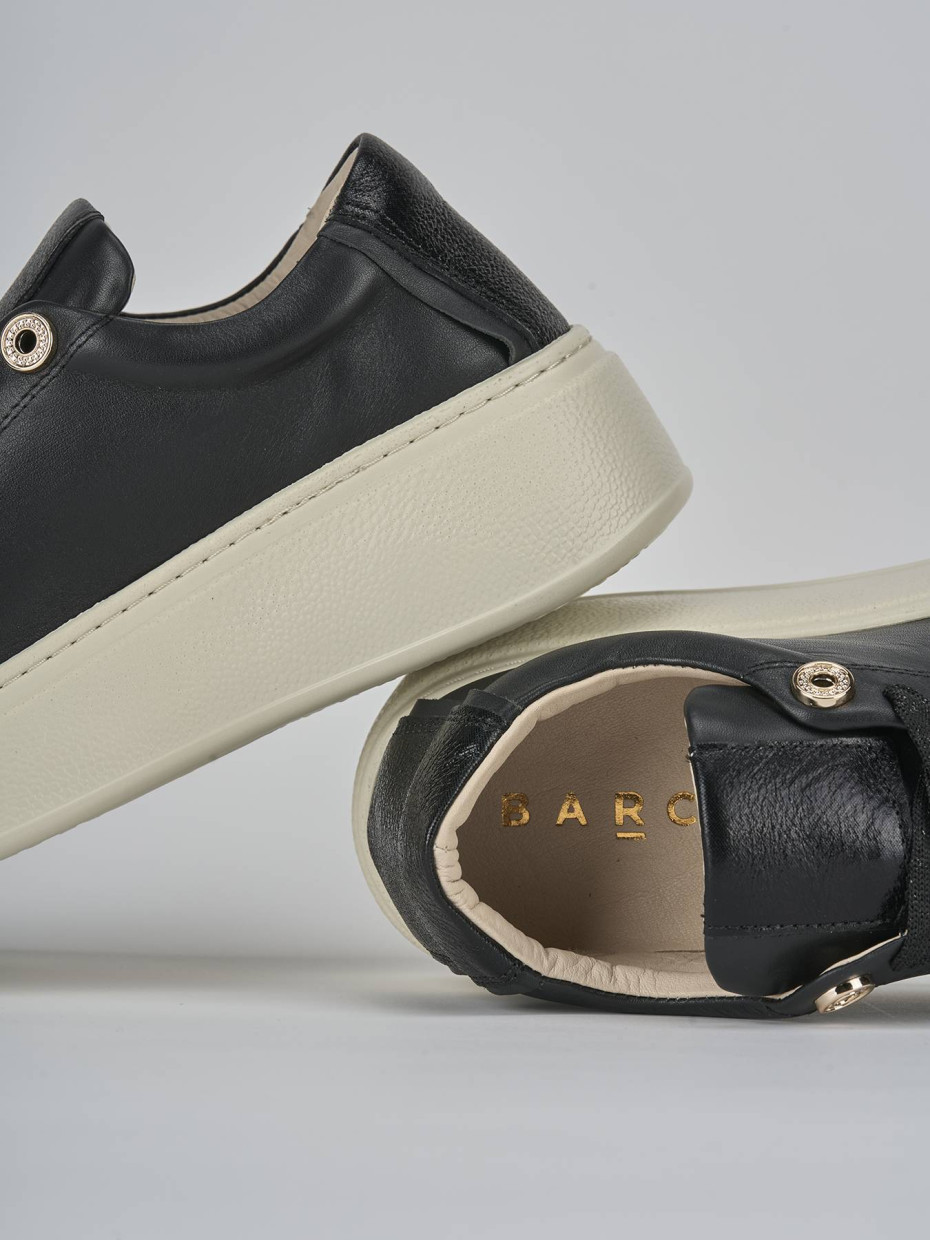 Sneakers pelle nero