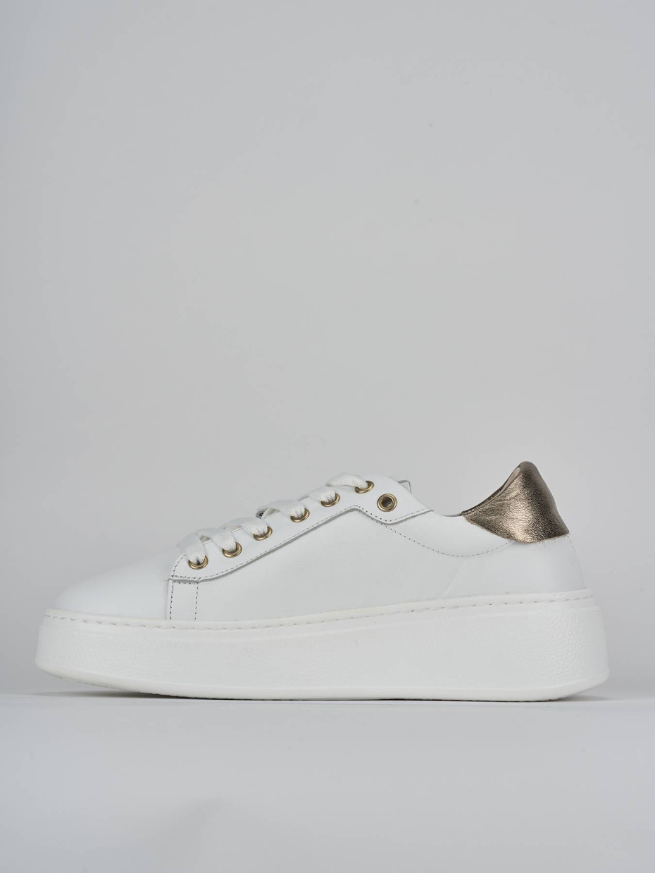 Sneakers pelle bianco