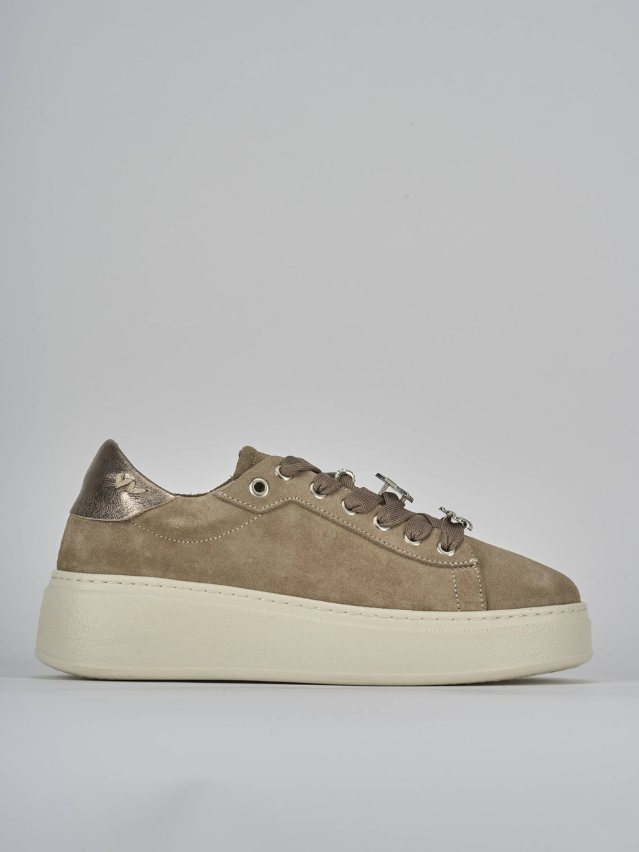 Sneakers camoscio beige hotsell