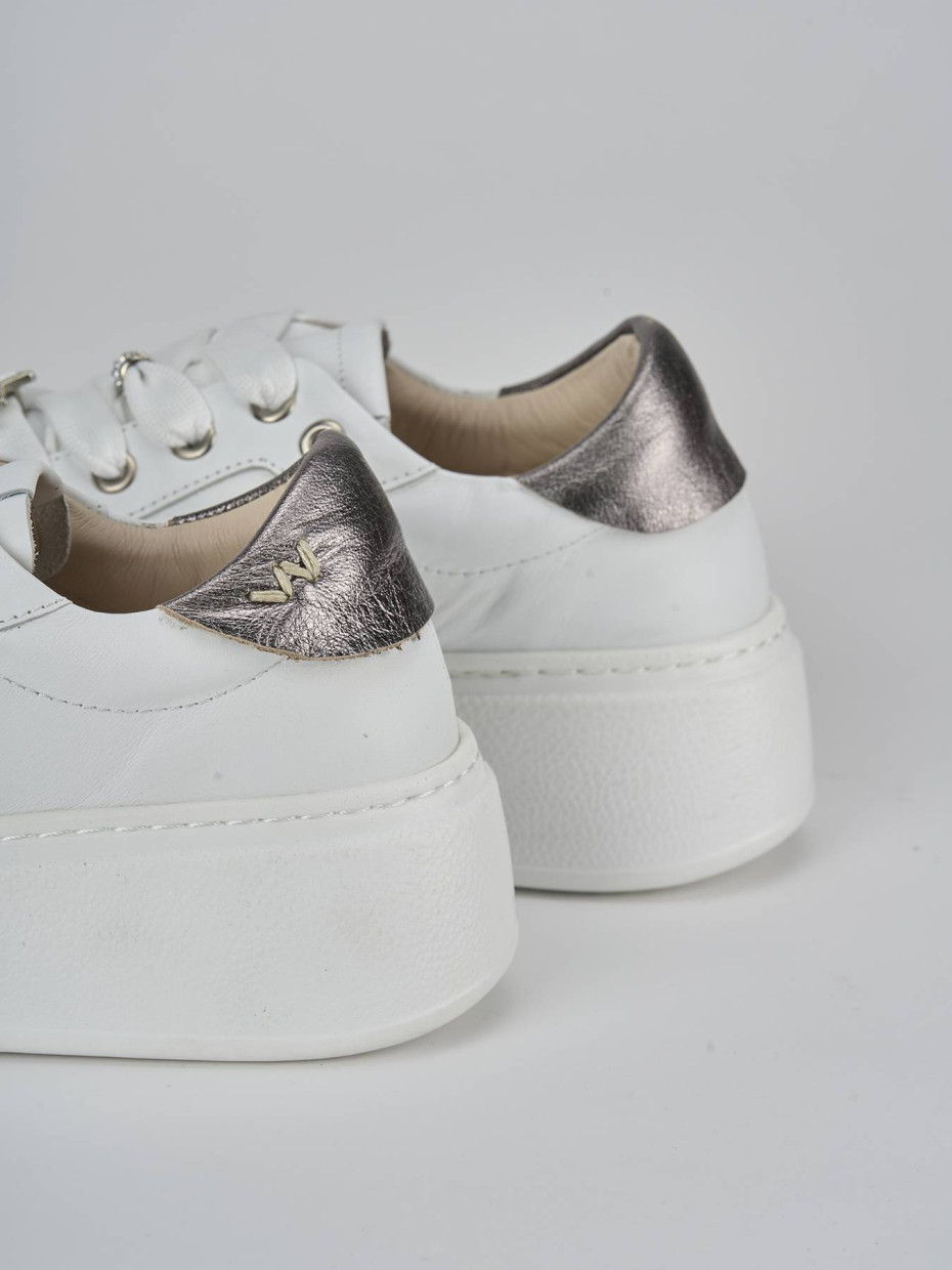 Sneakers pelle bianco