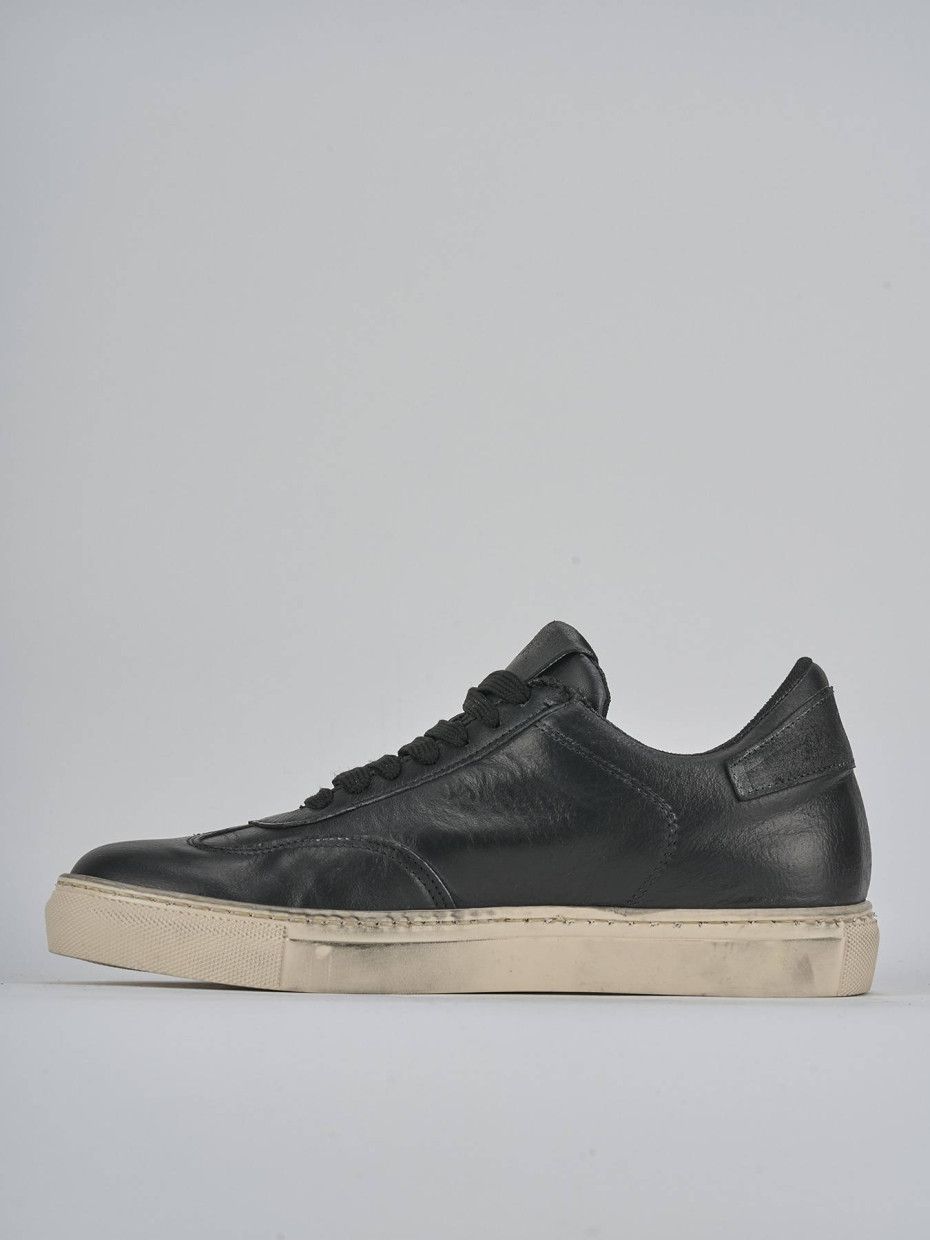 Sneakers pelle nero