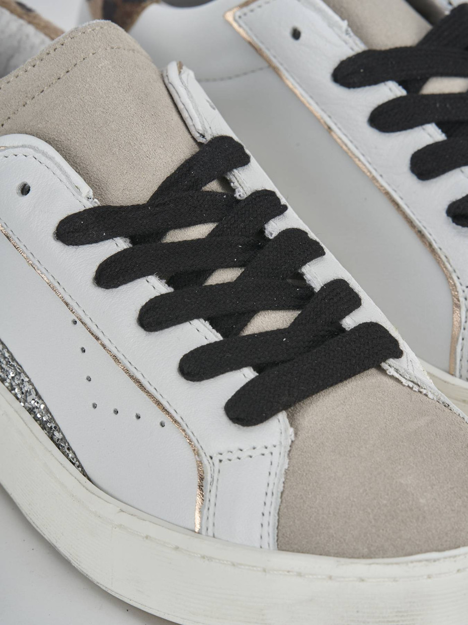 Sneakers pelle bianco