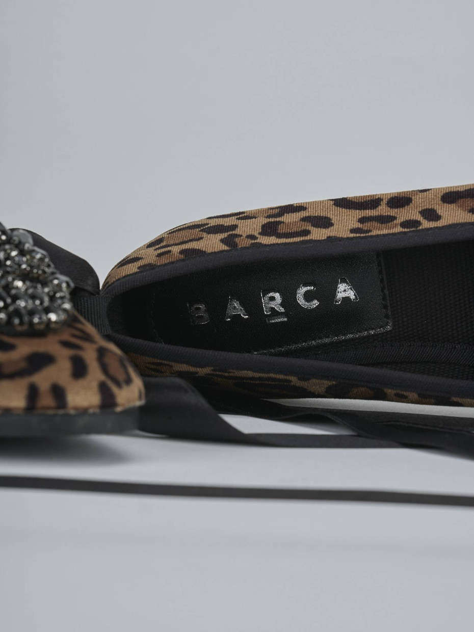 Ballerine tacco 1cm cavallino multicolor