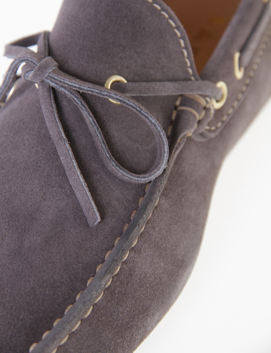 Loafers grey chamois