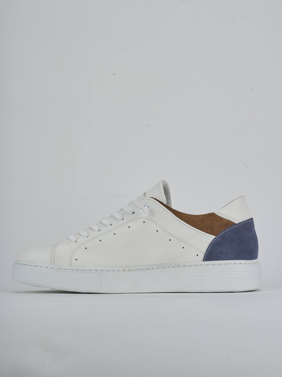 Sneakers pelle bianco