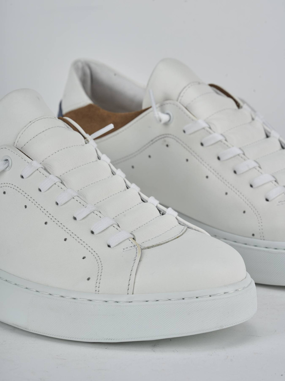Sneakers pelle bianco