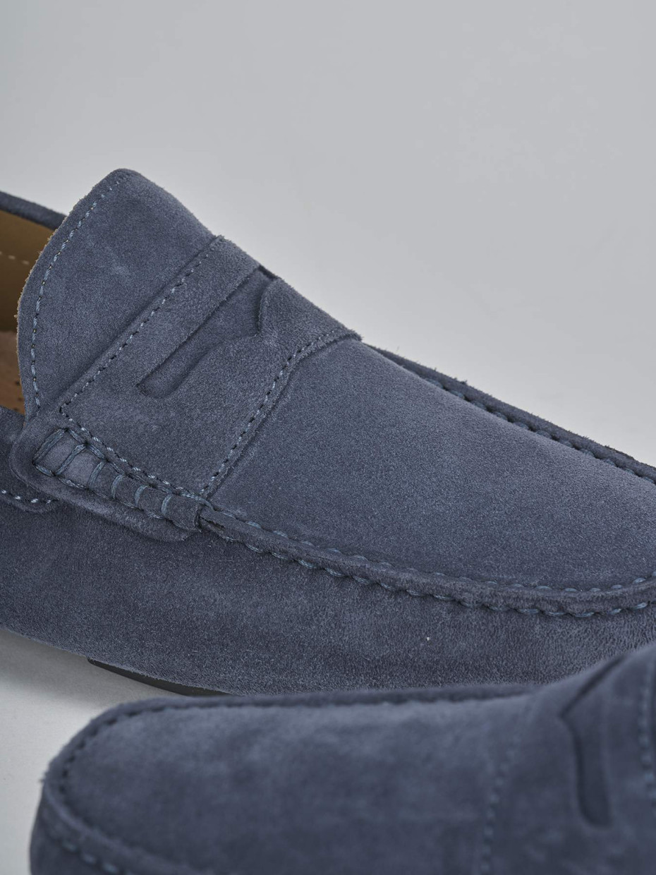 Mocassini camoscio jeans