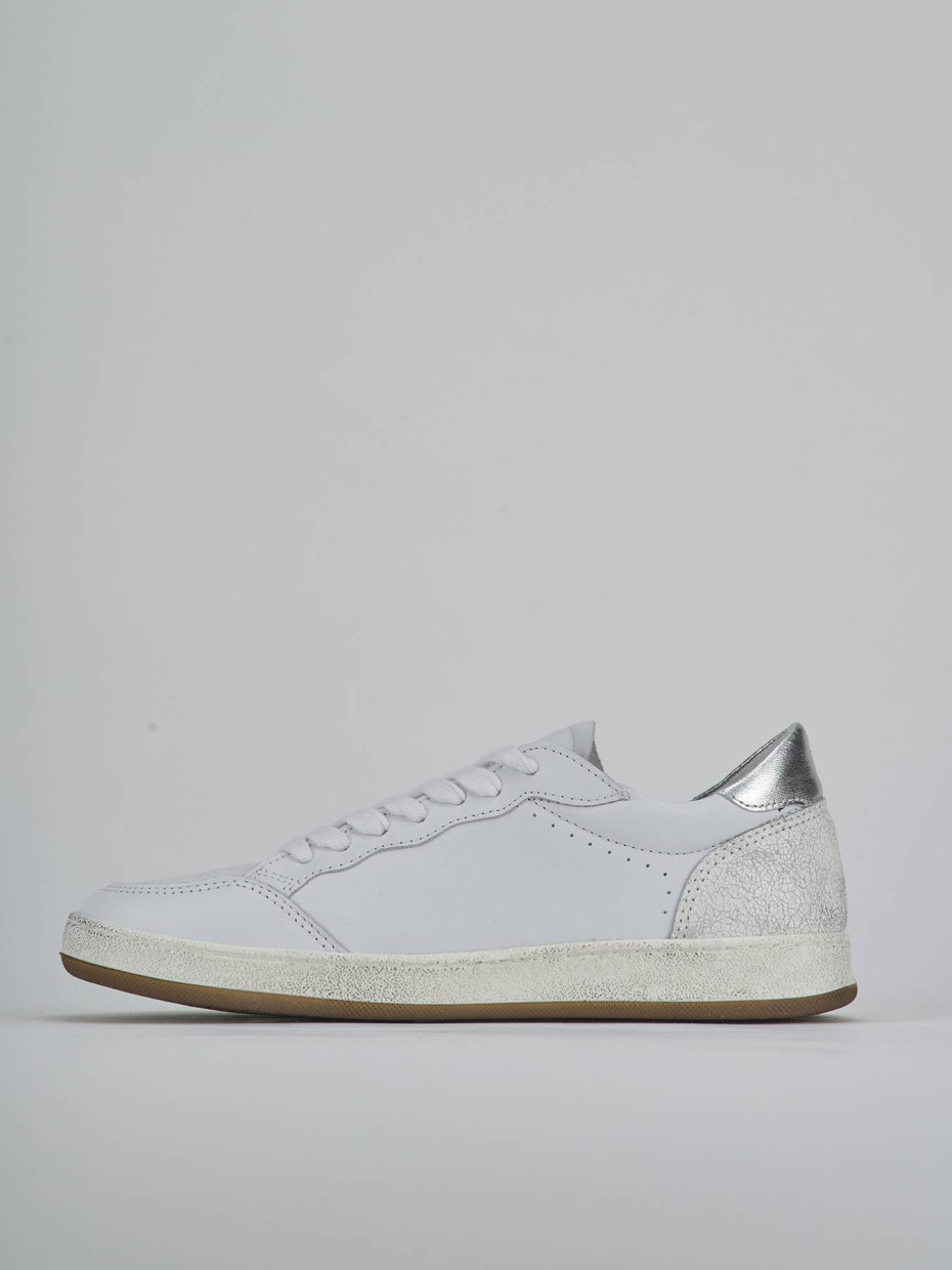 Sneakers pelle bianco