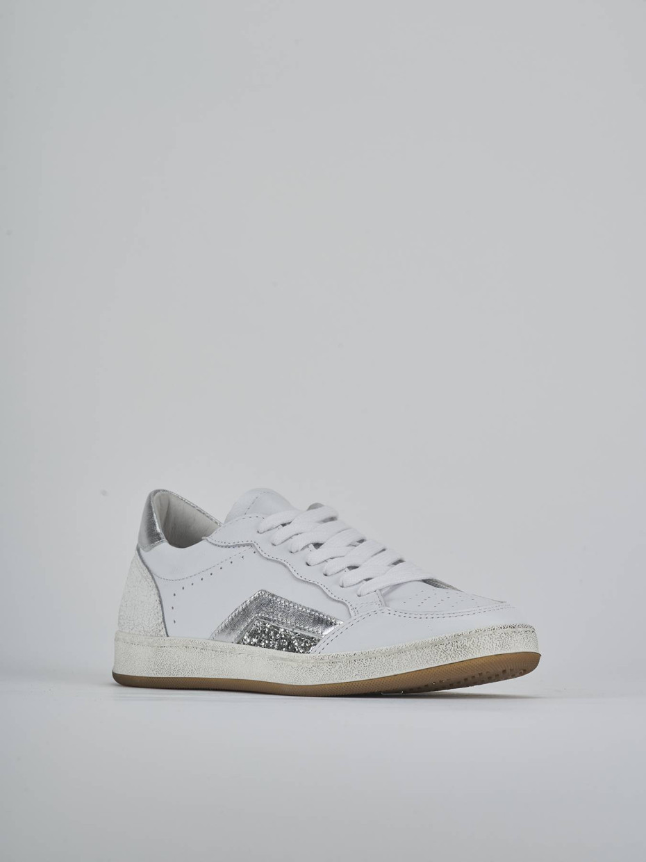 Sneakers pelle bianco