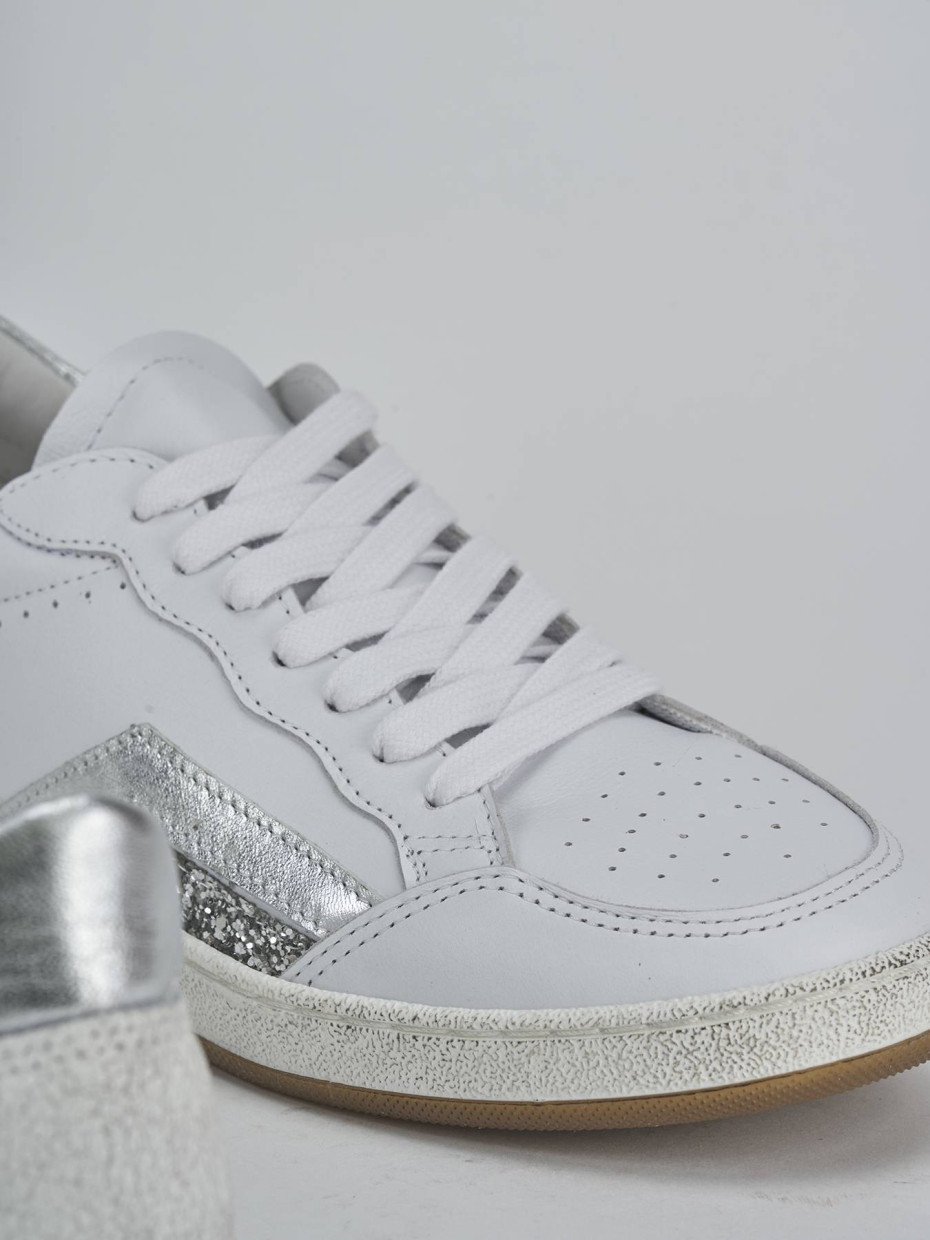 Sneakers pelle bianco