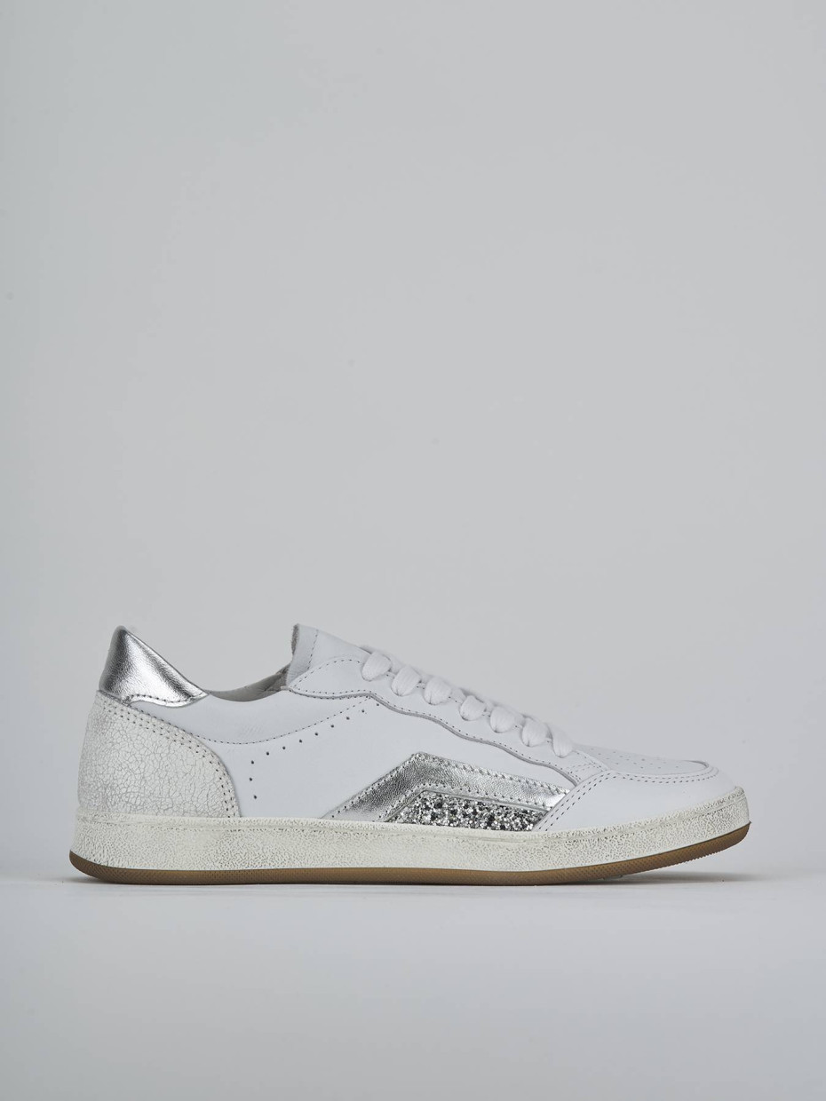 Sneakers pelle bianco