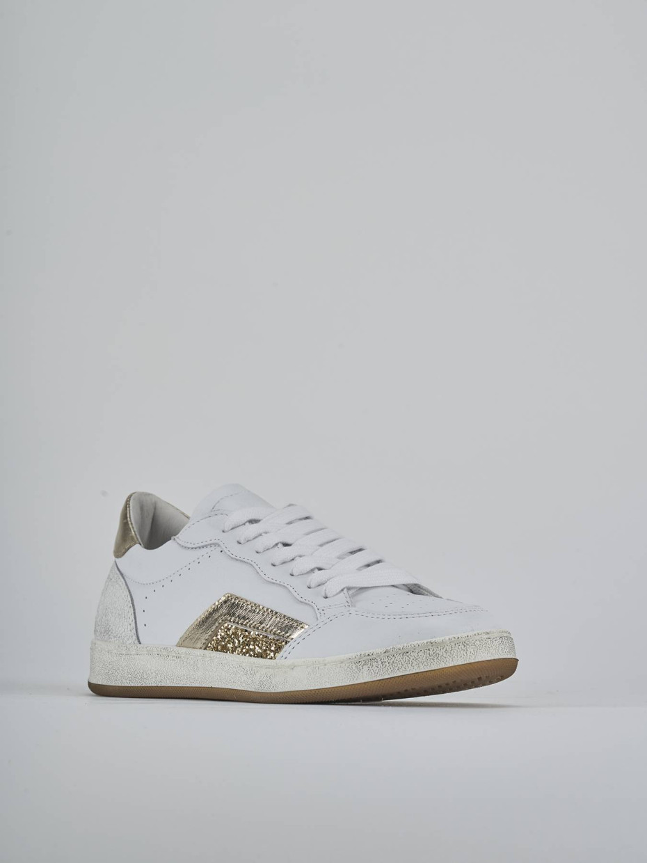 Sneakers pelle bianco