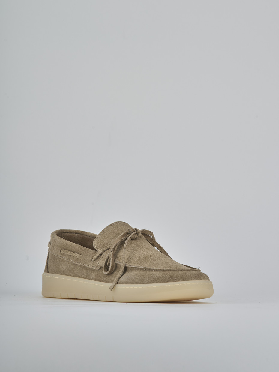 Mocassini camoscio beige