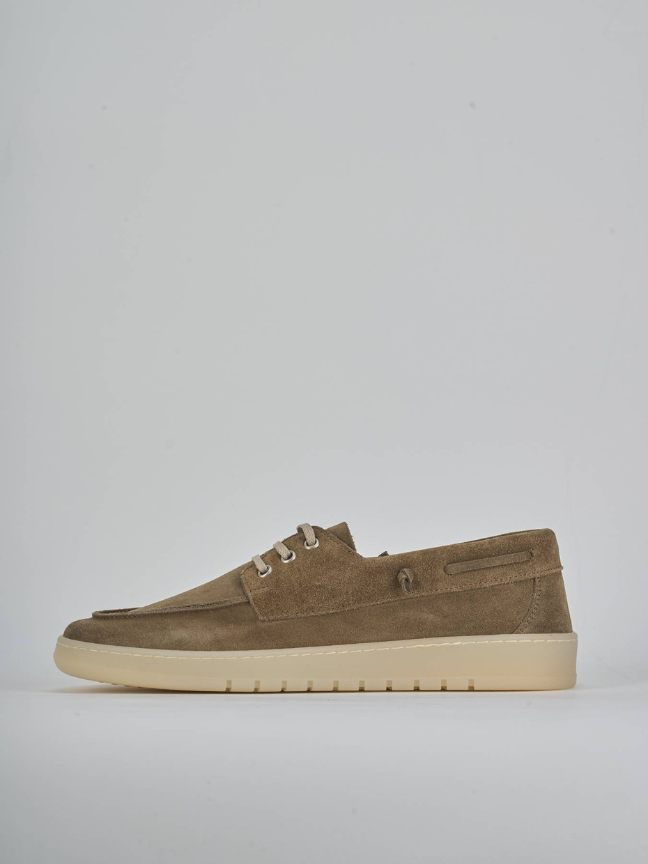 Sneakers camoscio marrone