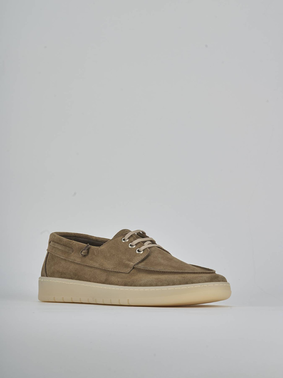 Sneakers camoscio marrone