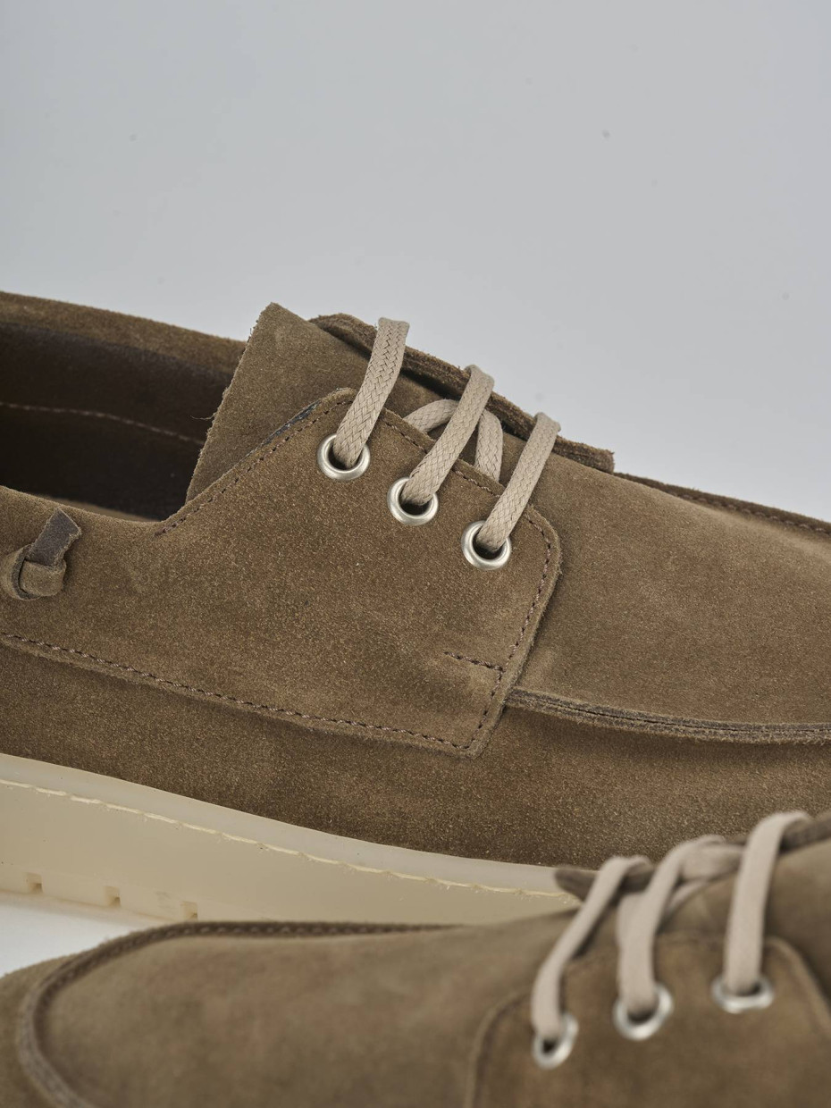 Sneakers camoscio marrone
