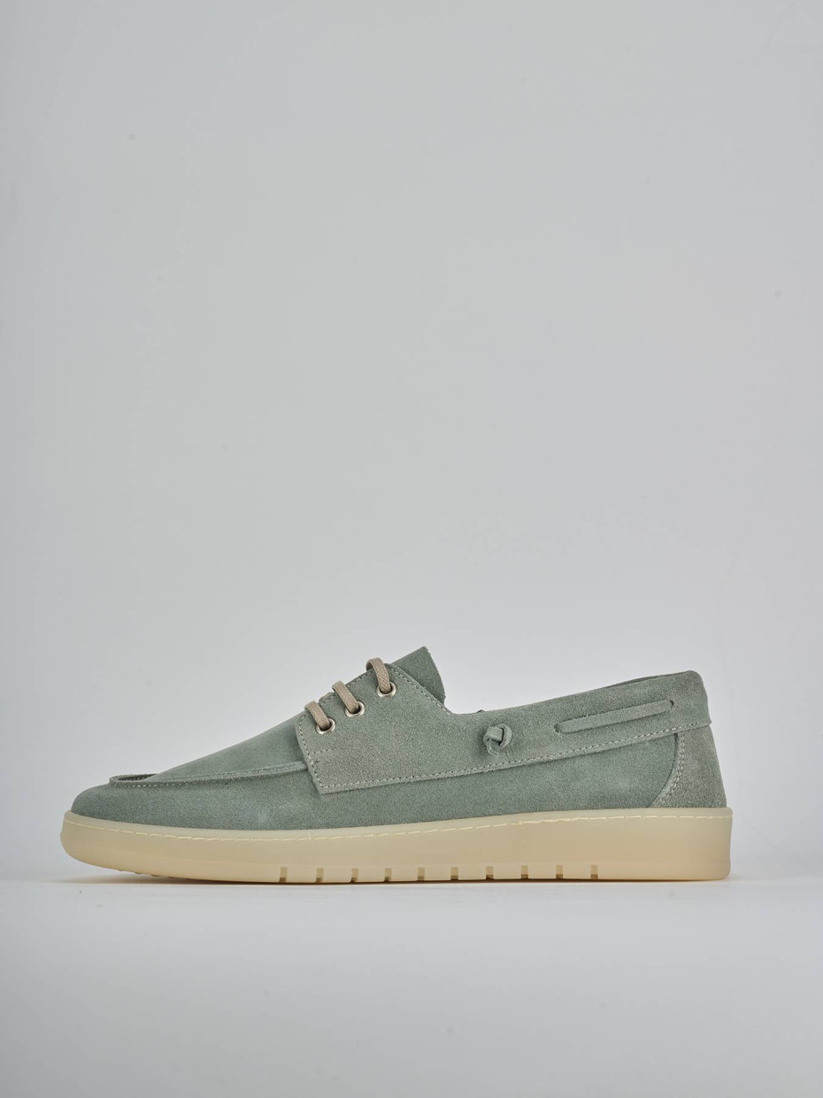 Sneakers camoscio verde
