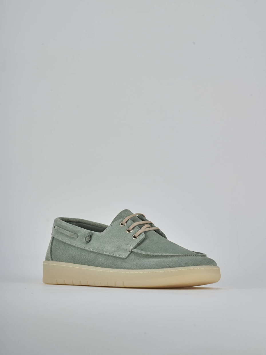 Sneakers camoscio verde