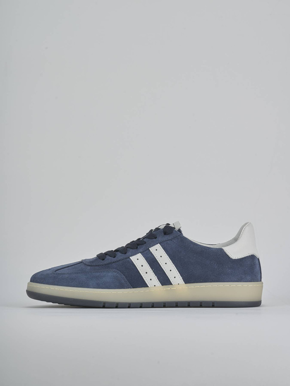 Sneakers camoscio blu