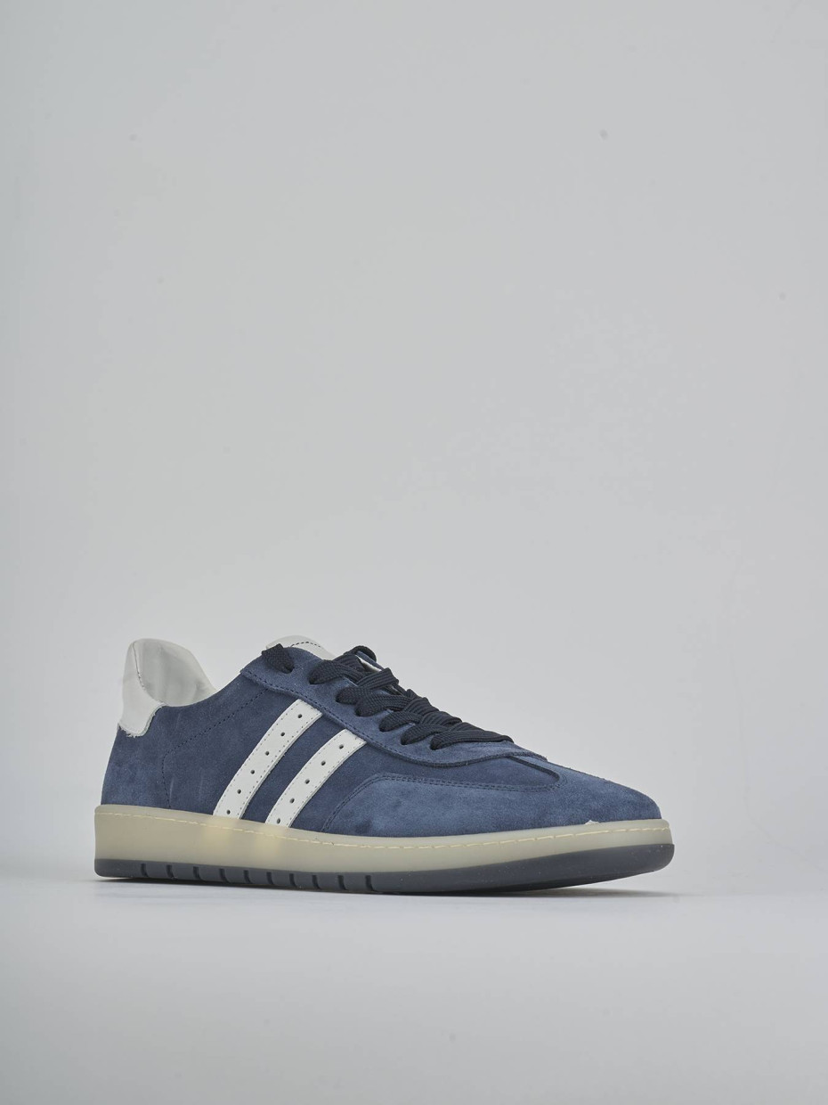 Sneakers camoscio blu
