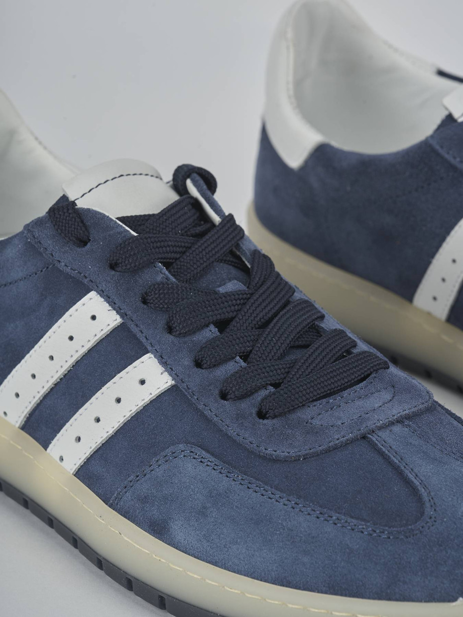 Sneakers camoscio blu