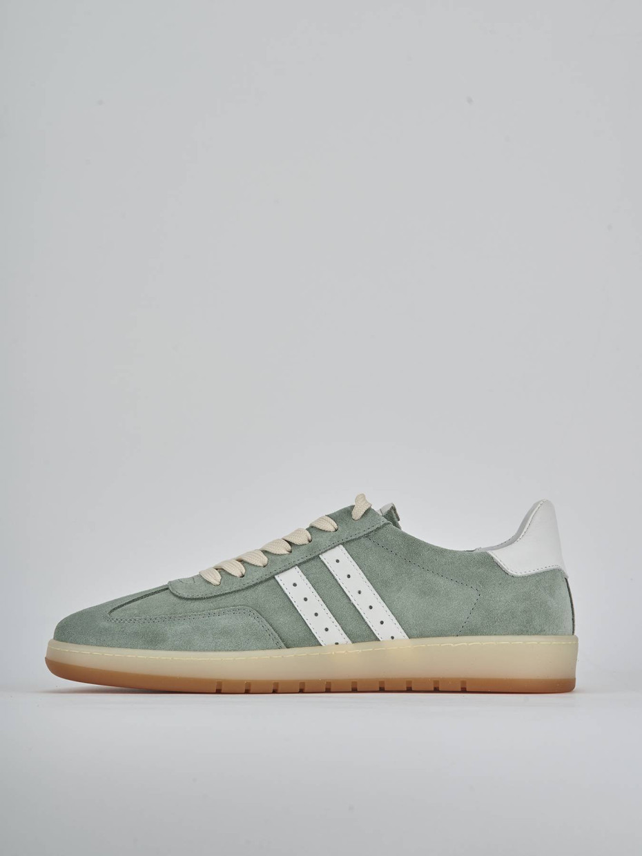 Sneakers camoscio verde