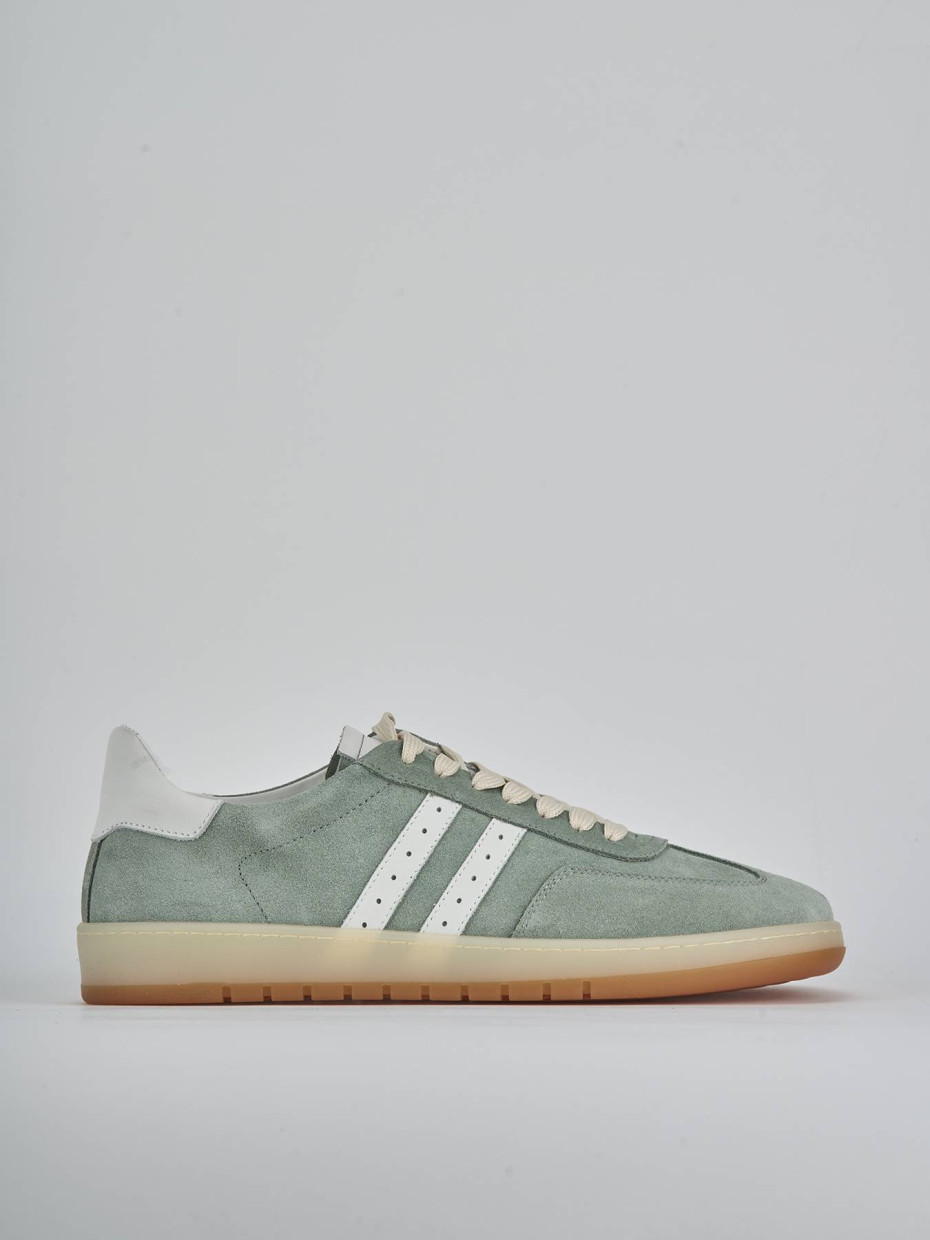 Sneakers camoscio verde
