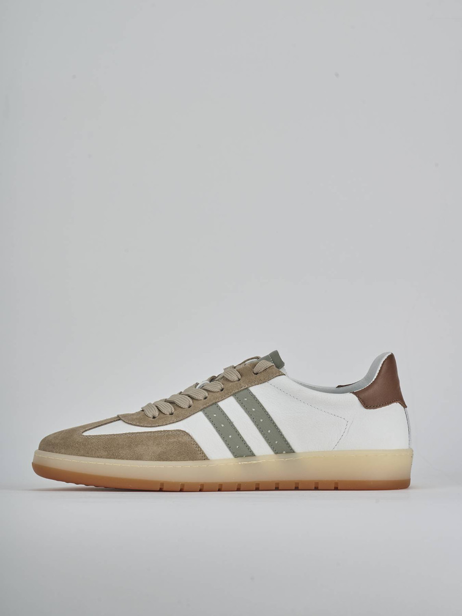 Sneakers pelle beige
