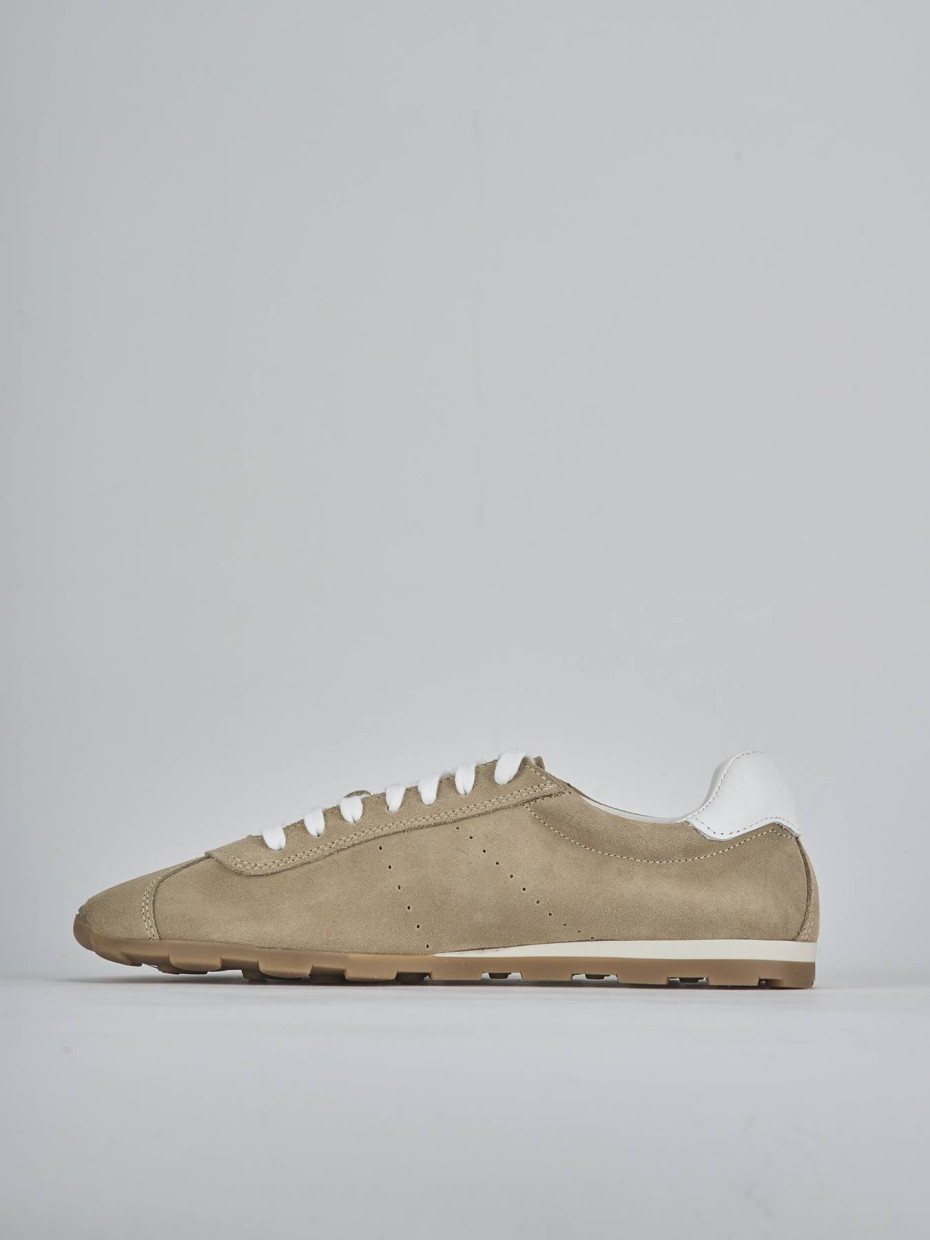 Sneakers camoscio beige