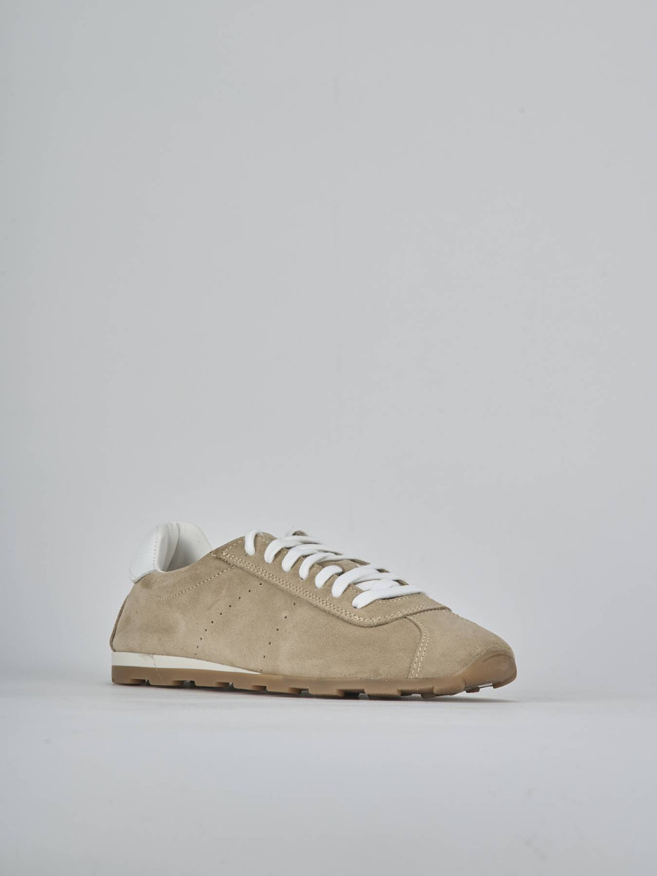 Sneakers camoscio beige