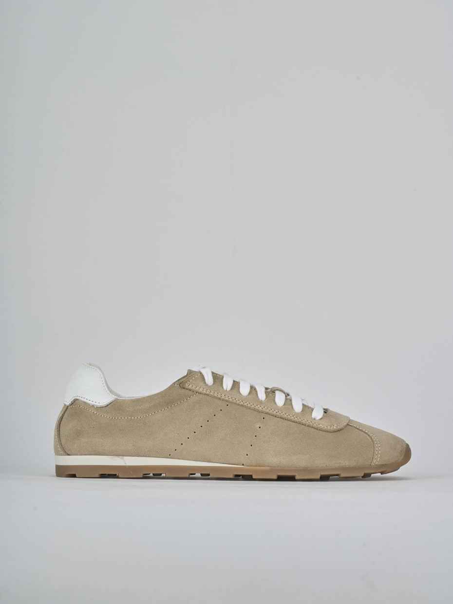 Sneakers camoscio beige