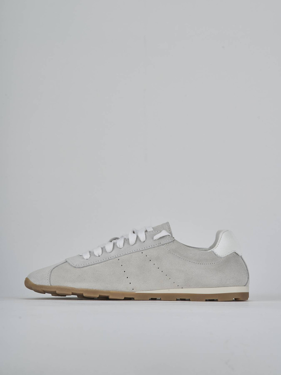 Sneakers camoscio bianco